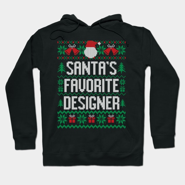 Santa's Favorite Designer Hoodie by Saulene